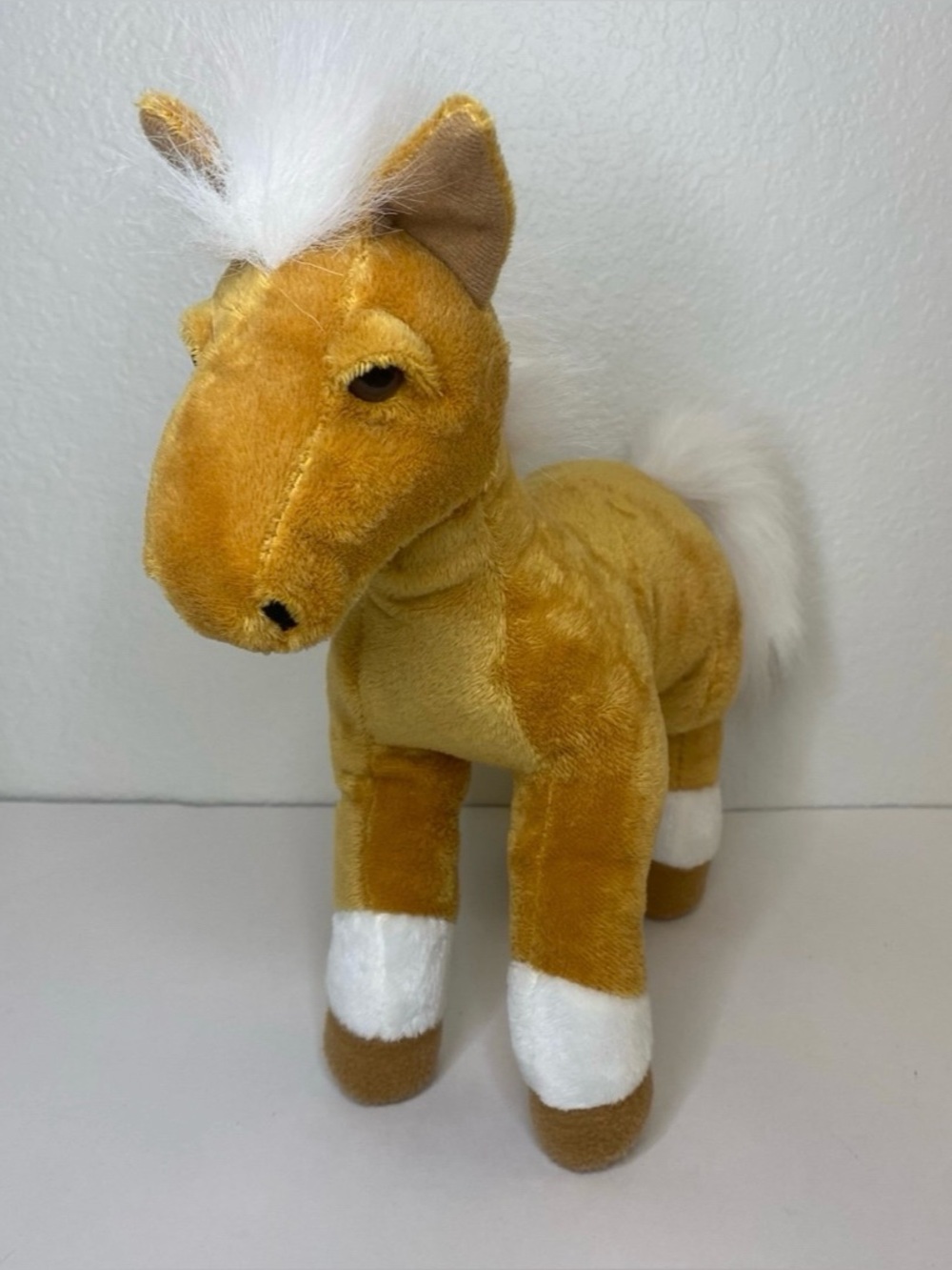 Animal Alley Tan Pony Plush 11” Stuffed Animal Horse Vintage